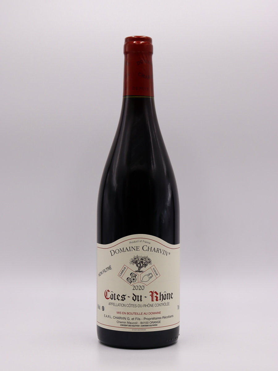Domaine Charvin Vin Rouge 2020, Côtes du Rhône, AOC Côtes du Rhône